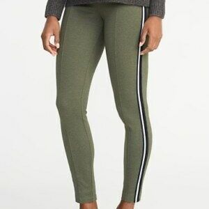 Old Navy Stevie High-rise Side Stripe Green Pants
